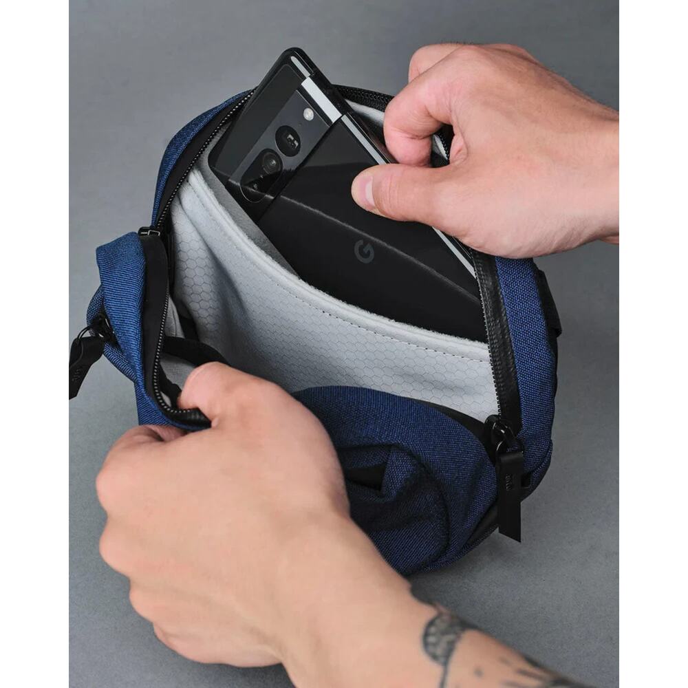 NWT Alpaka Go Sling Nano Crossbody Bag Blue | Axoflux 600D - Picture 4 of 8